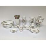 A collection of Wedgewood and other.approx height