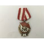 Russian Order of the Red Banner a scarce 2nd award