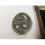 German WW2 style Panzer badge for Spanish Civil Wa