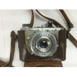 A circa 1938 leather cased Japanese Tao camera (To