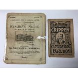 An early printed booklet titled The Hangmanâ€™s Re