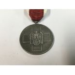 German WW2 style Red Cross / Social welfare medal