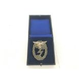 German Ground Assault badge in fitted case