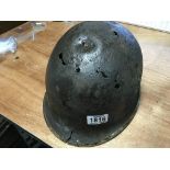 American WW2 combat helmet with fixed D bales poss