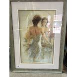 A framed and glazed Gary Benfield print, signed ar