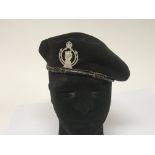 British RAC Armoured Corps Beret with silver hallm