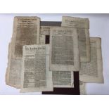 The London Gazette double sided pages (12 issues),