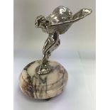 A vintage car mascot 'The spirit of ecstasy', appr