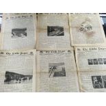 7 copies of The Little Paper, c.1912 newspapers fo