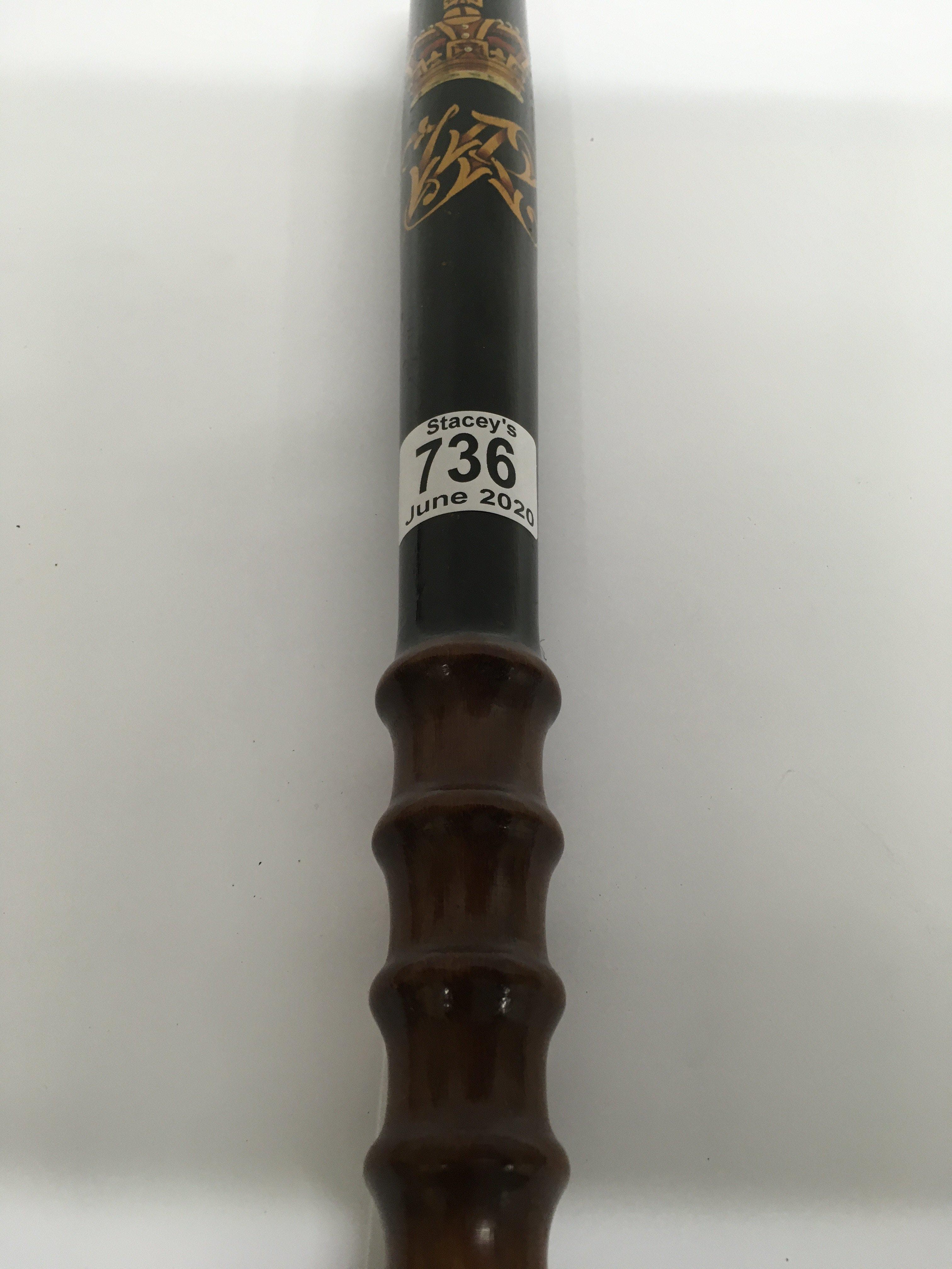 A Victorian truncheon with turned handle . - Image 2 of 2