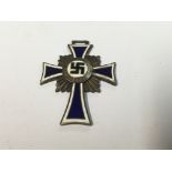 German WW2 style Mothers Cross bronze with 1938 Hi