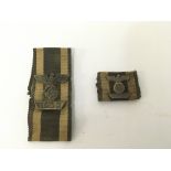 German WW1 / 2 Iron Cross spange bar