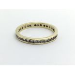 A 14ct gold eternity ring , approx 1/2ct, approx 1