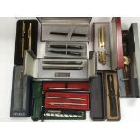 A collection of vintage pens.