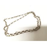 A 9carat gold belcher chain necklace weight 9.5g a