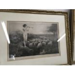 Two gilt framed engravings Classic Images.