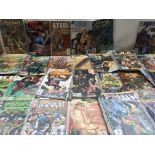 A large collection of modern age comics , mainly f