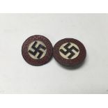 German WW2 party badges .