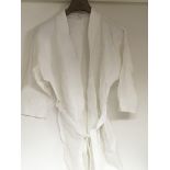 An Authentic White Chanel dressing gown