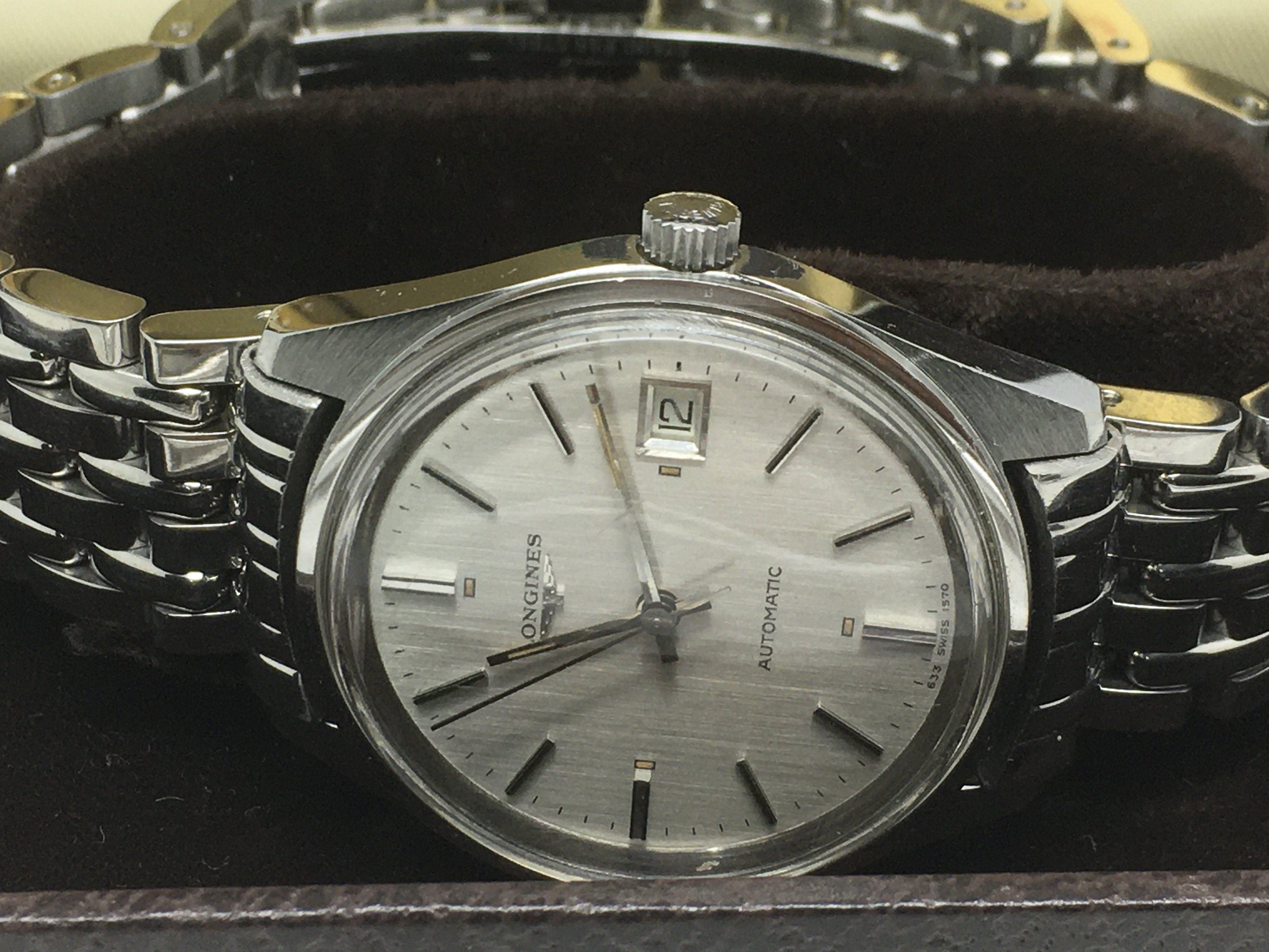 A boxed Gents Longines automatic watch with origin - Image 2 of 2