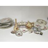 A collection of ceramics including Royal Worcester