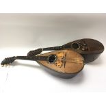 Two 19th cent Italian mandolins with Mother O’Pear