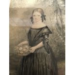 An Early 19th century watercolour a portrait of a