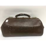 A vintage GPO leather bag.