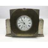 An Art Deco Omega desk clock.