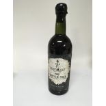 A Vintage bottle of Gonzalez port 1955 vintage. (Level lower neck)
