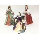 Three limited edition Royal Doulton figures Mary T