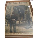 Two prints from Le Petit journal November 1899 and December 1899.