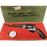 A rare boxed CMC Remington navy cap gun, cal 44. p