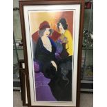 An Itzchak Tarkay serigraph titled 'Evening Respit