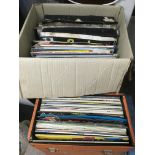 Six boxes of LPs by various artists from the 1960s onwards.