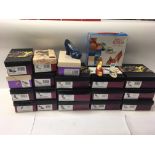 Included is an assortment of boxed miniature shoes