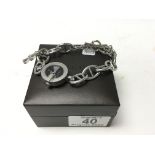 A Gucci charm bracelet wrist watch.