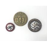 German WW2 style Party badges 3x