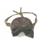 A rare WW1 tank crew splatter mask.