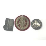 German WW2 style SA Brownshirts badges x3 , GVF