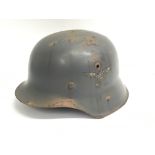 WW2 Style German Luftwaffe M42 Helmet with liner. Large Size