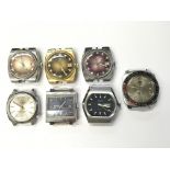 7 1970s gents watches including Eden, Superoma, Grand Prix etc.