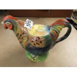 A 1930s Grimwades Royal Winton Rooster teapot.