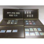 Eleven framed world stamp sets - NO RESERVE