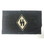 German SS WW2 style armband , unusual example , VF