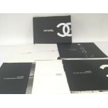 A collection of six volumes The History and sales portfolio of Chanel an exclusive 1999 Edition.