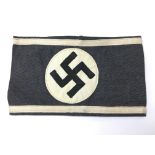 German Funeral Armband , WW2 style ,very unusual example , GVF
