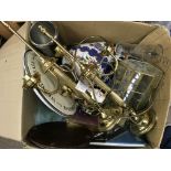 Three boxes of mixed glass and china items - NO RESERVE