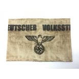 German WW2 style Volksturm armband , with research , VF