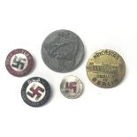 German WW2 style Party & Lapel badges
